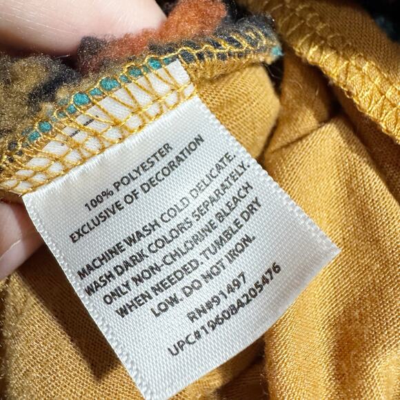 Home Free Men Large Pull Over Sherpa Jacket Sweater Multicolored Aztec Oregon - Picture 5 of 6